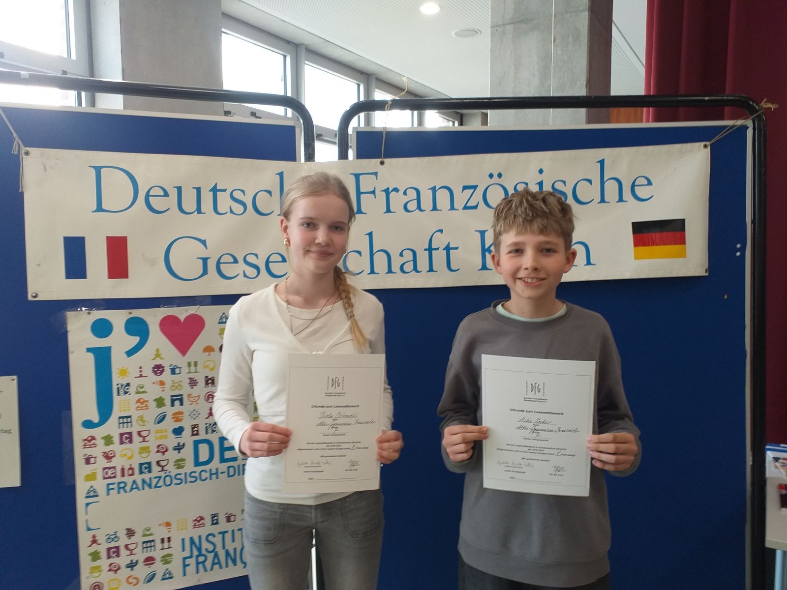 Vorlesewettbewerb Französisch an der Kaiserin-Augusta-Schule