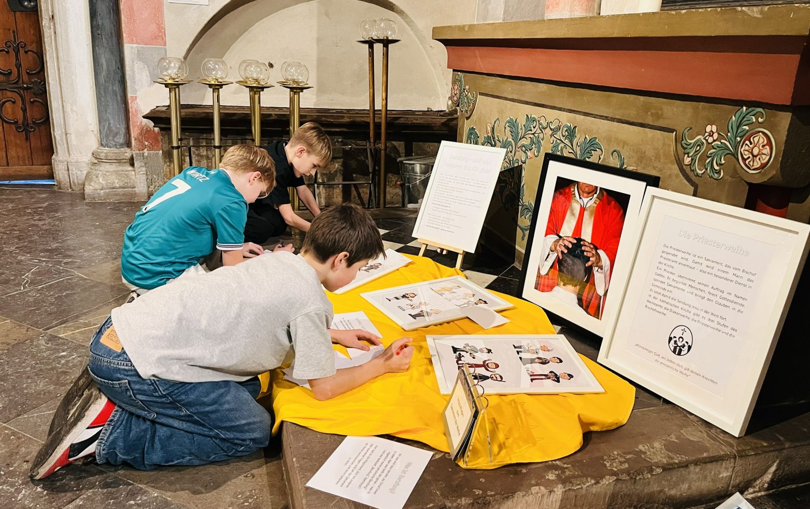 Religionsausflug zur Abtei - Die 7 Sakramente